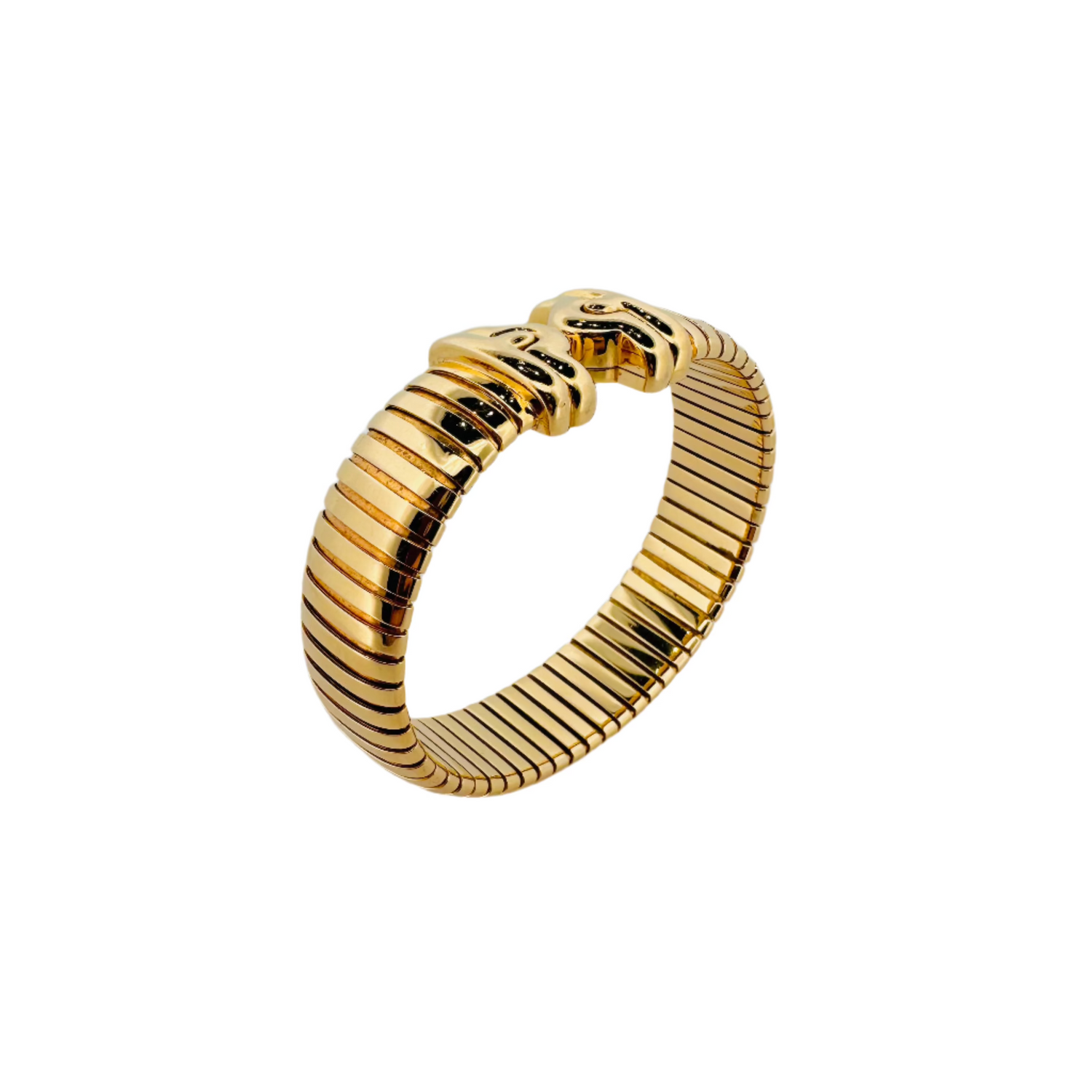 Bracelet Bangle BULGARI "Parentesi" in yellow gold