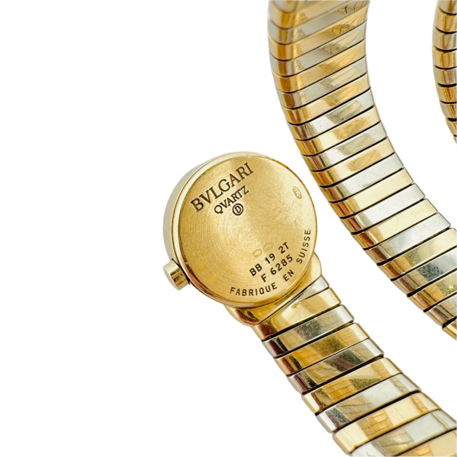 BULGARI “Serpenti” three gold watch