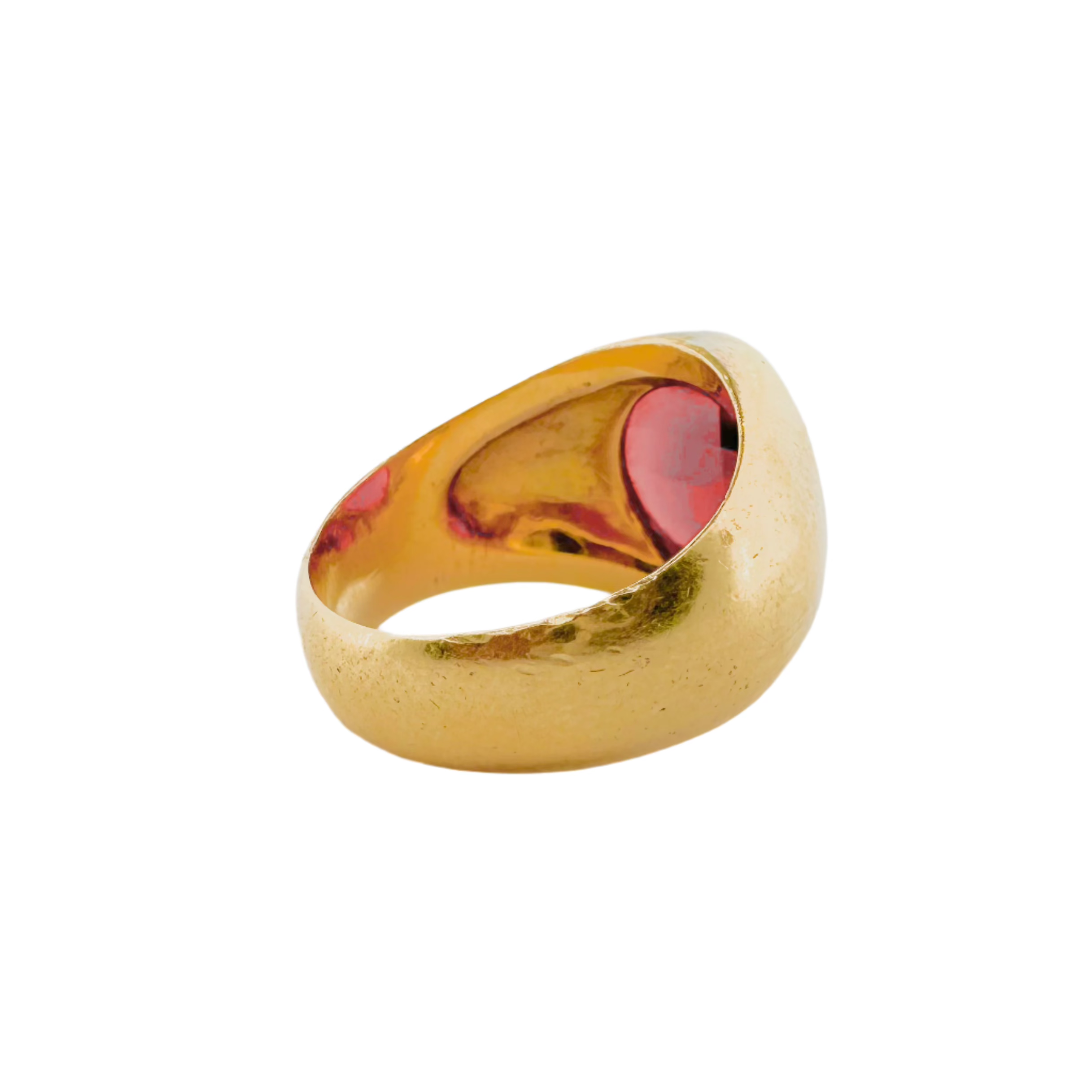 Bague POMELLATO en or jaune et grenat