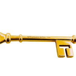 Pendentif TIFFANY & CO. Clé en or jaune et diamants