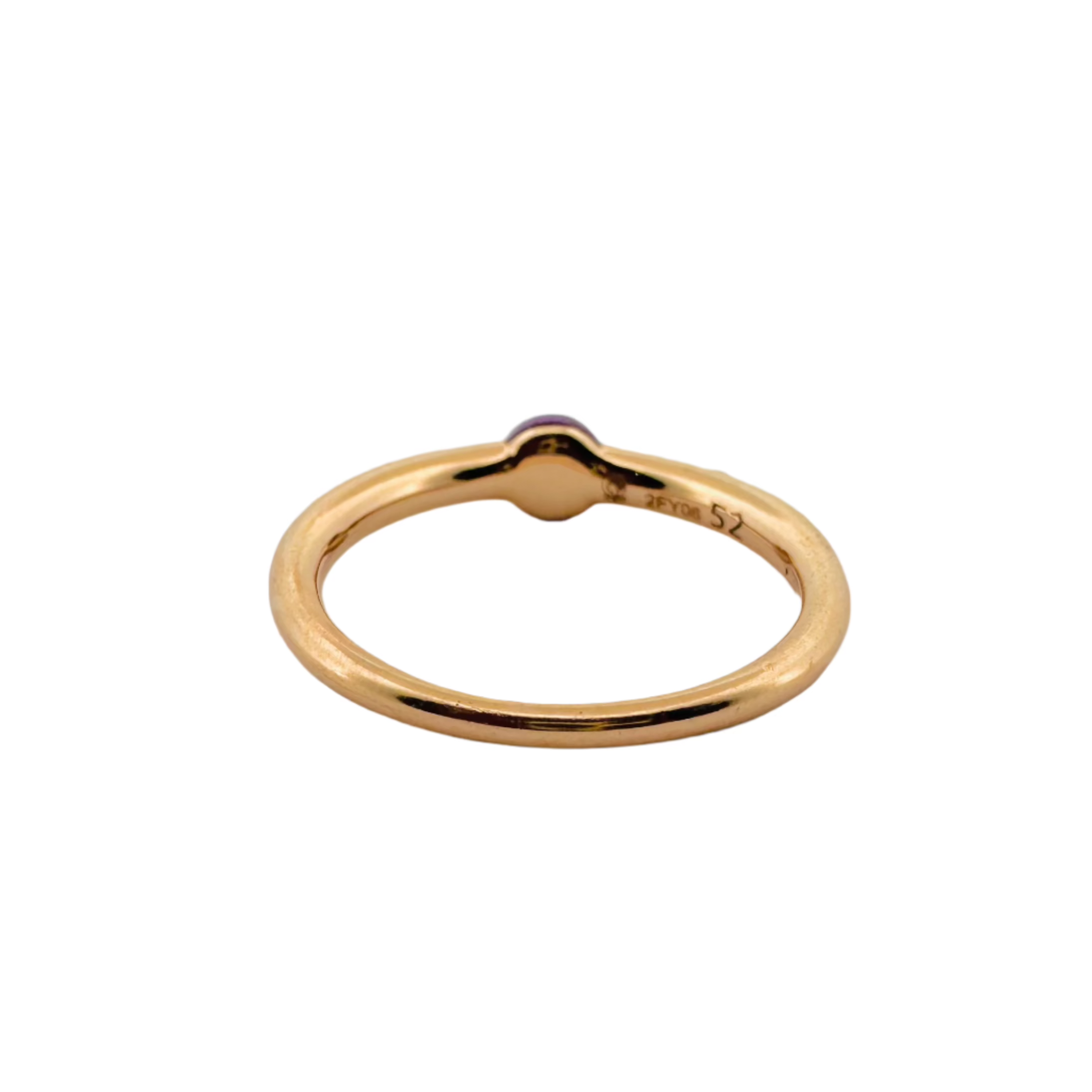 POMELLATO ring in rose gold, amethyst and diamonds