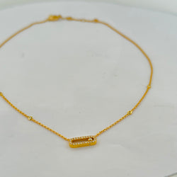 MESSIKA necklace in yellow gold and diamonds – Castafiore