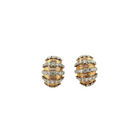 Boucles d'oreilles BOUCHERON en or jaune et diamant