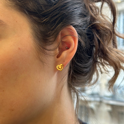 Boucles d'oreilles OJ PERRIN en or jaune