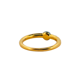 Bague Alliance POMELLATO Mama non Mama en or jaune, topaze et diamants