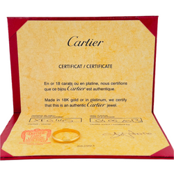 Bague Alliance CARTIER en or jaune