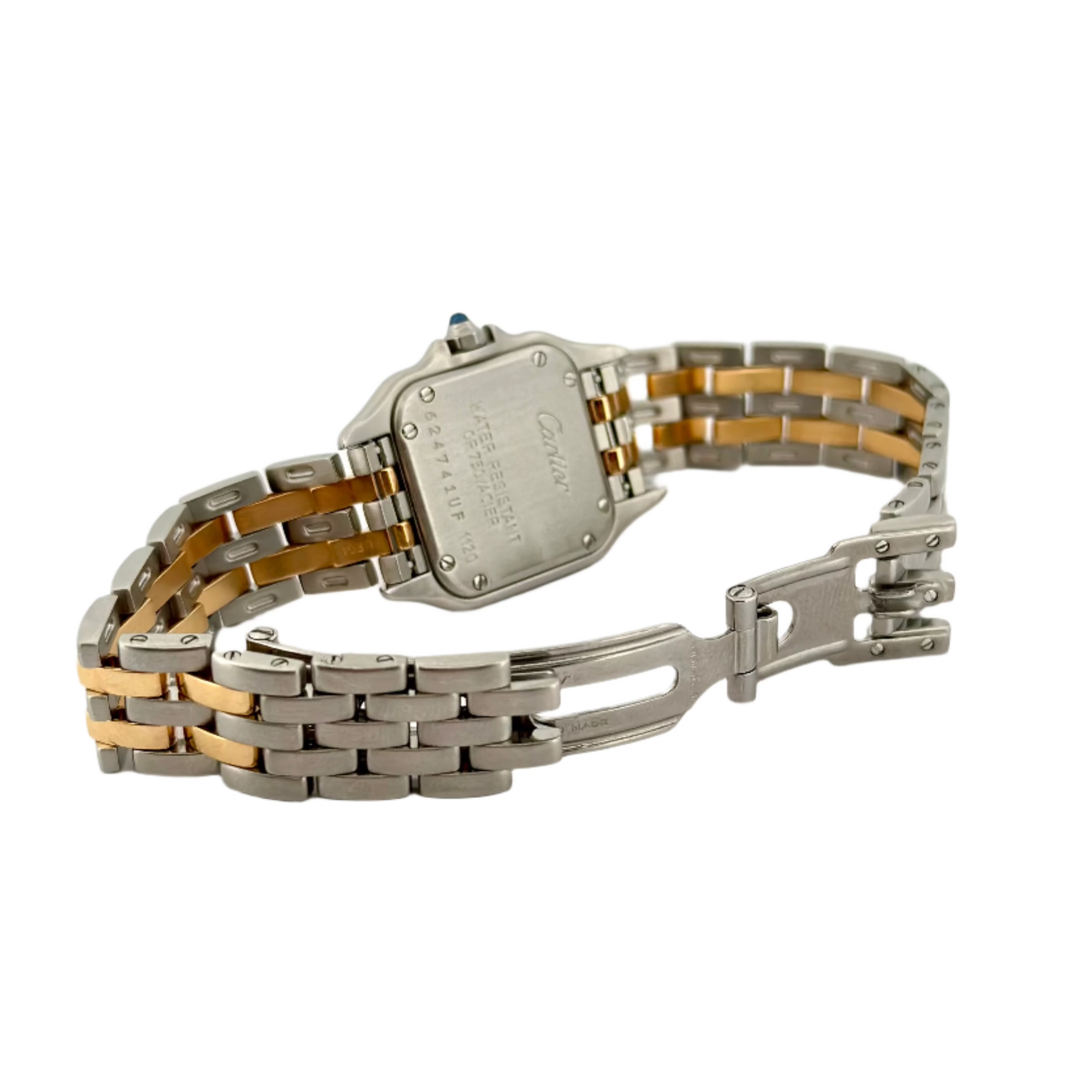 Montre CARTIER Panthère en or jaune et acier