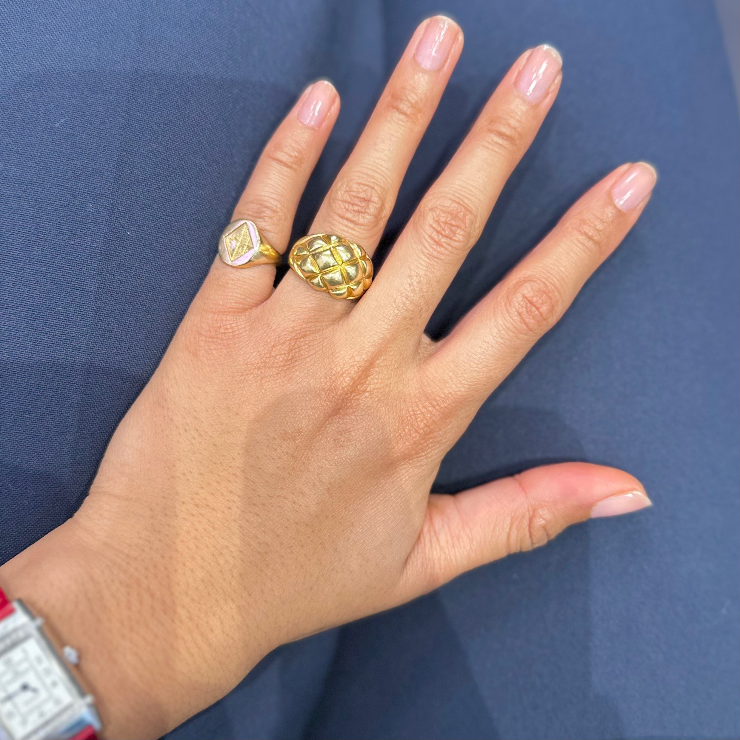 Bague Dôme en or jaune