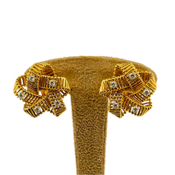 Parure HERMÈS en or jaune et diamants