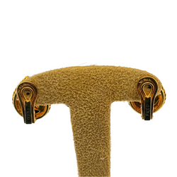 Boucles d'oreilles FRED en or jaune, onyx et diamants