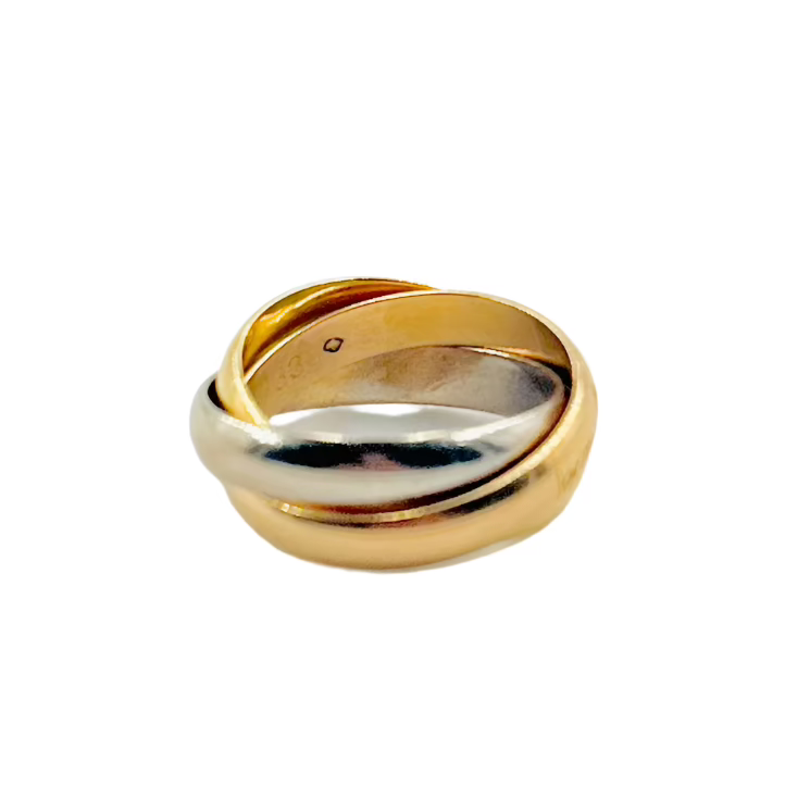 Bague CARTIER Trinity en or jaune, or rose et or blanc