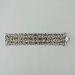 Bracelet Manchette en or blanc et diamants