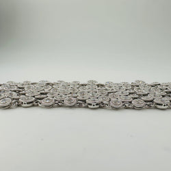 Bracelet Manchette en or blanc et diamants