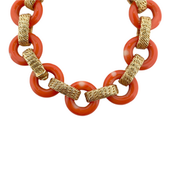 Bracelet VAN CLEEF & ARPELS en or jaune et corail