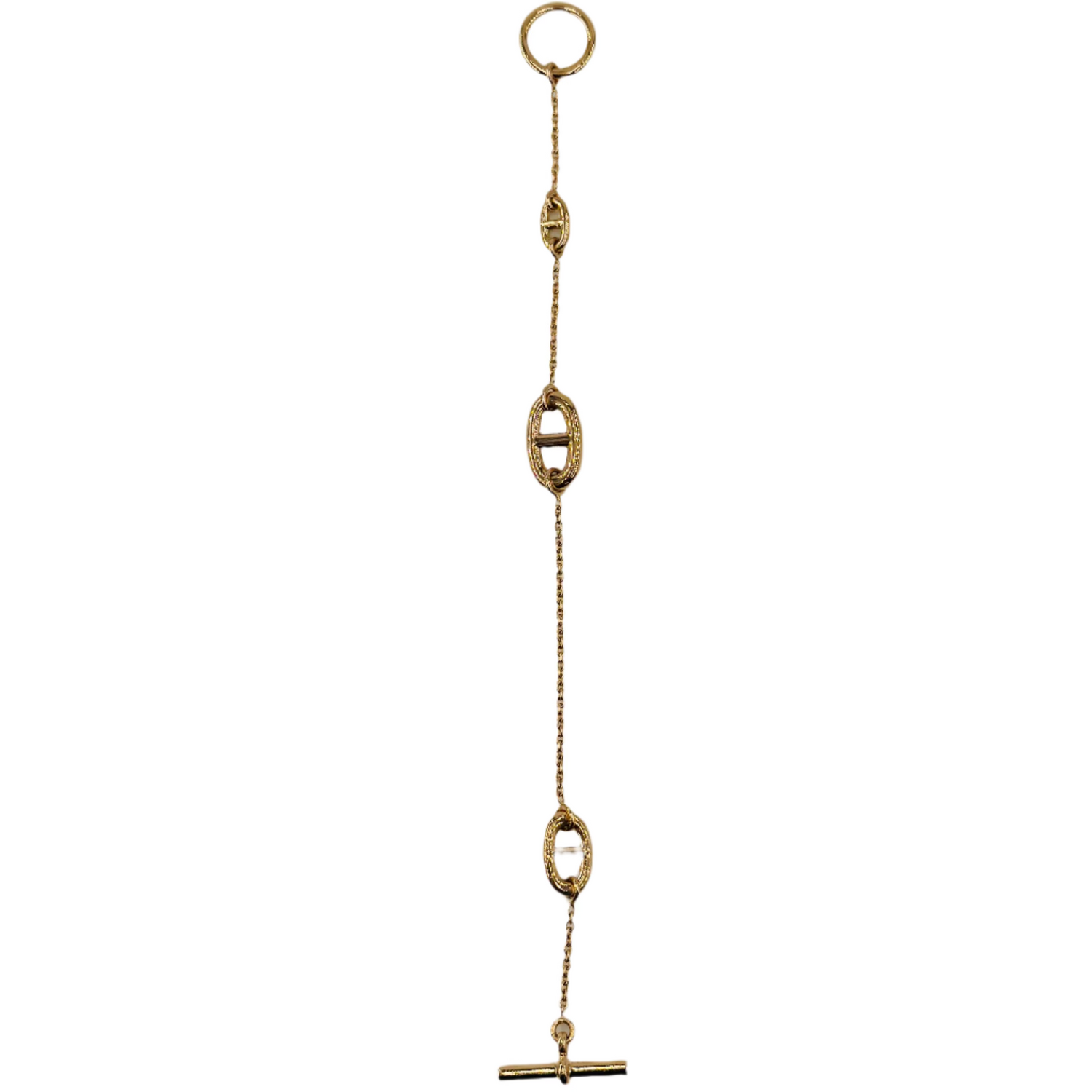 Bracelet HERMÈS Chaîne d'ancre en or rose