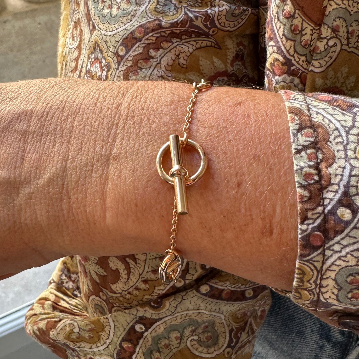 HERMÈS "Chaîne d'ancre" bracelet in rose gold