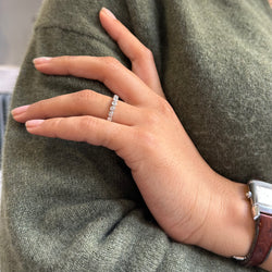 DE BEERS American Alliance Ring in white gold and diamonds