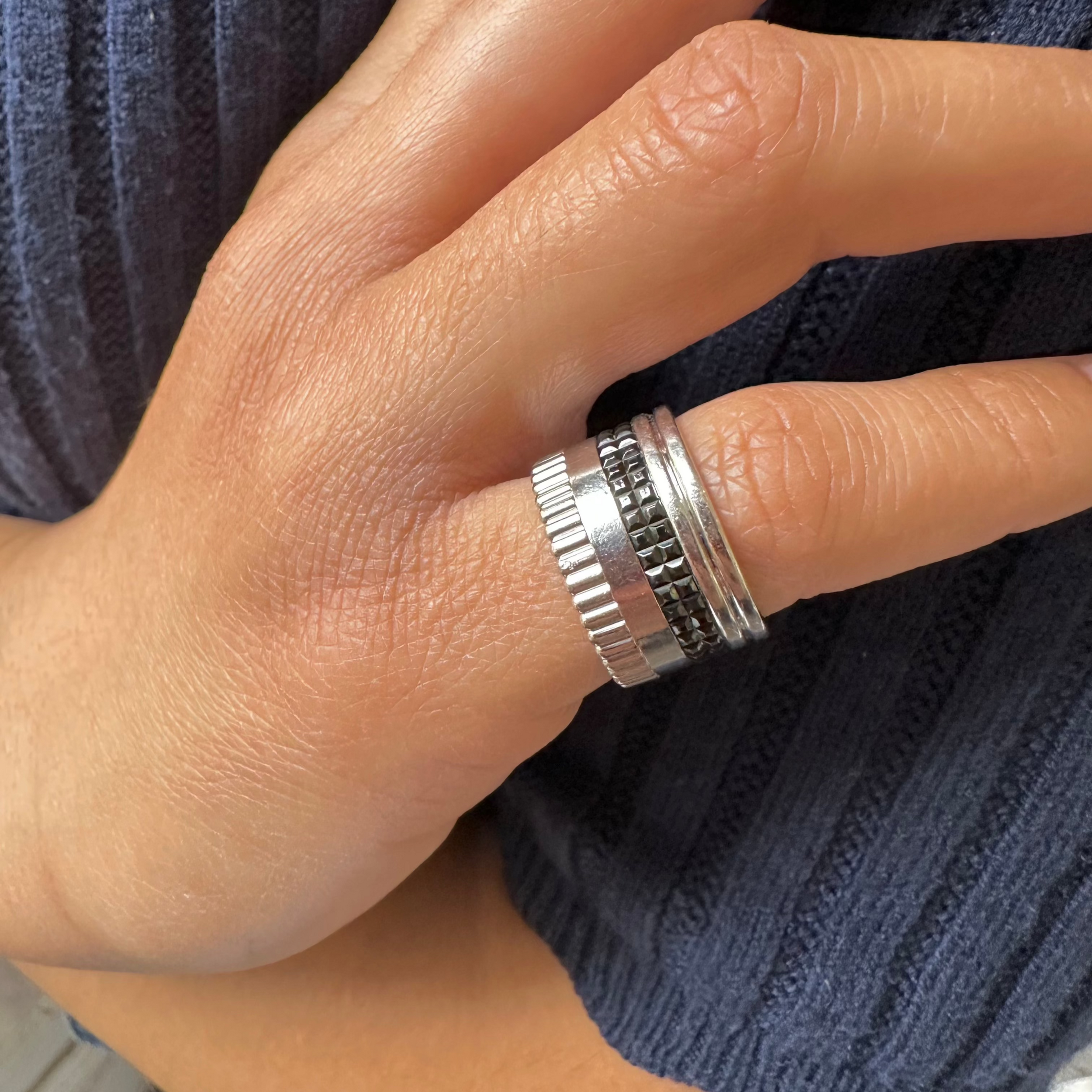 BOUCHERON model Quatre ring in white gold