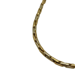 Necklace Mesh yellow gold and white gold