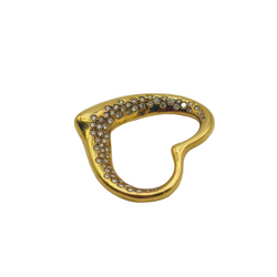 Pendentif  Coeur TIFFANY & CO en or jaune et diamants