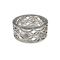 Bague Bandeau DE BEERS Radiance en or blanc et diamants