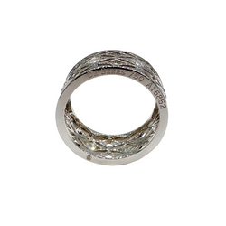 Bague Bandeau DE BEERS Radiance en or blanc et diamants