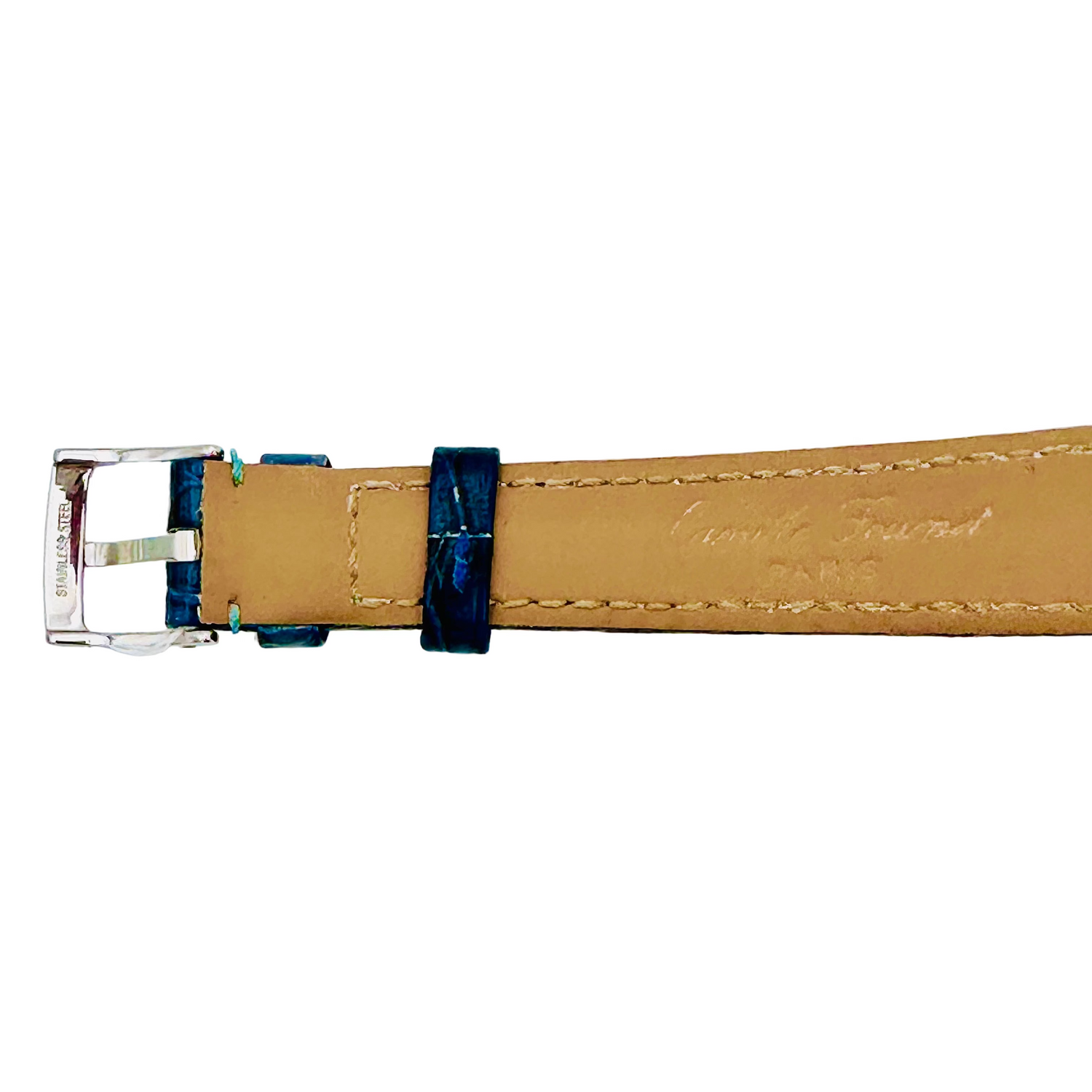 BULGARI watch in rose gold, steel, mother-of-pearl and leather