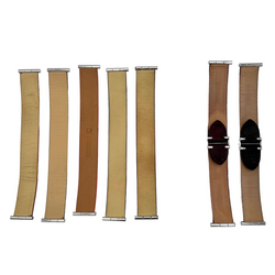 Montre BOUCHERON "Reflet" en acier et cuir interchangeable