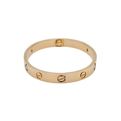 Bracelet Jonc CARTIER Love en or rose et diamants