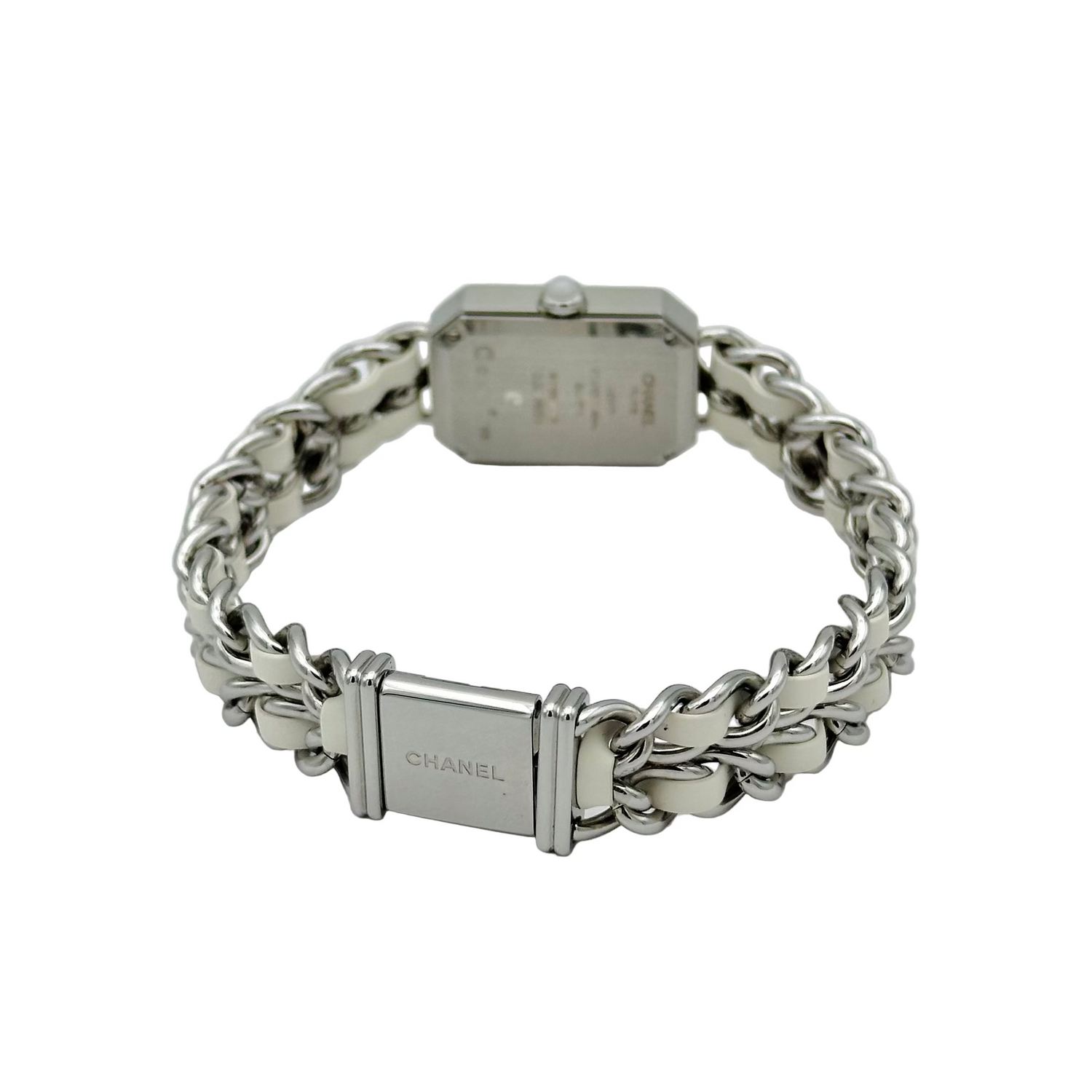 CHANEL "Première" L Watch in Steel and Mother-of-Pearl