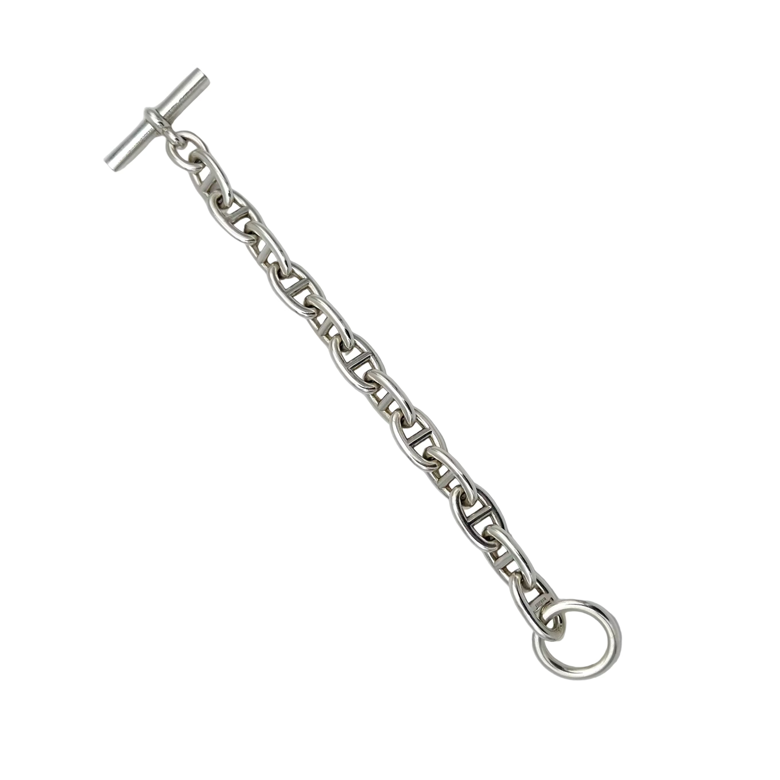 Bracelet Maille marine HERMÈS Chaine d'ancre en argent