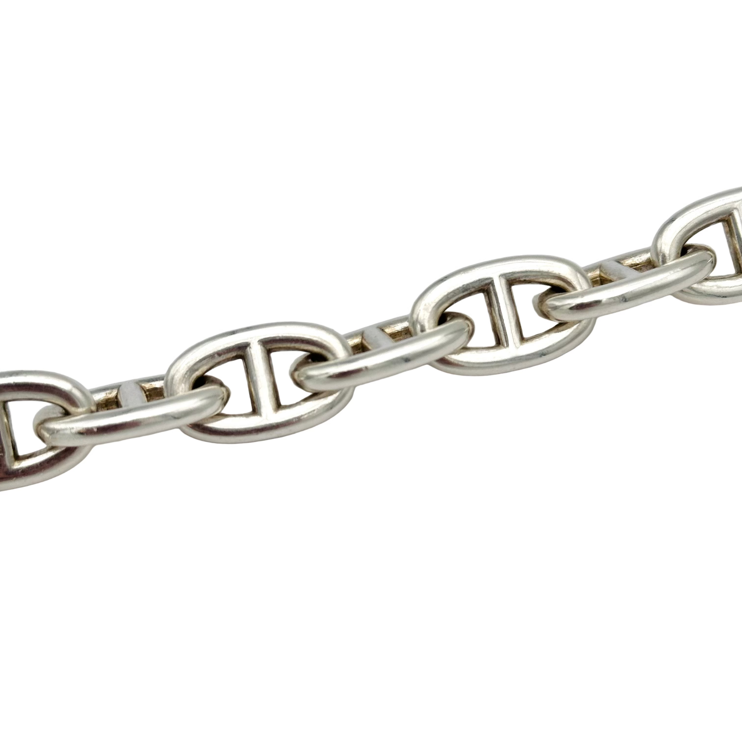 Bracelet Maille marine HERMÈS Chaine d'ancre en argent