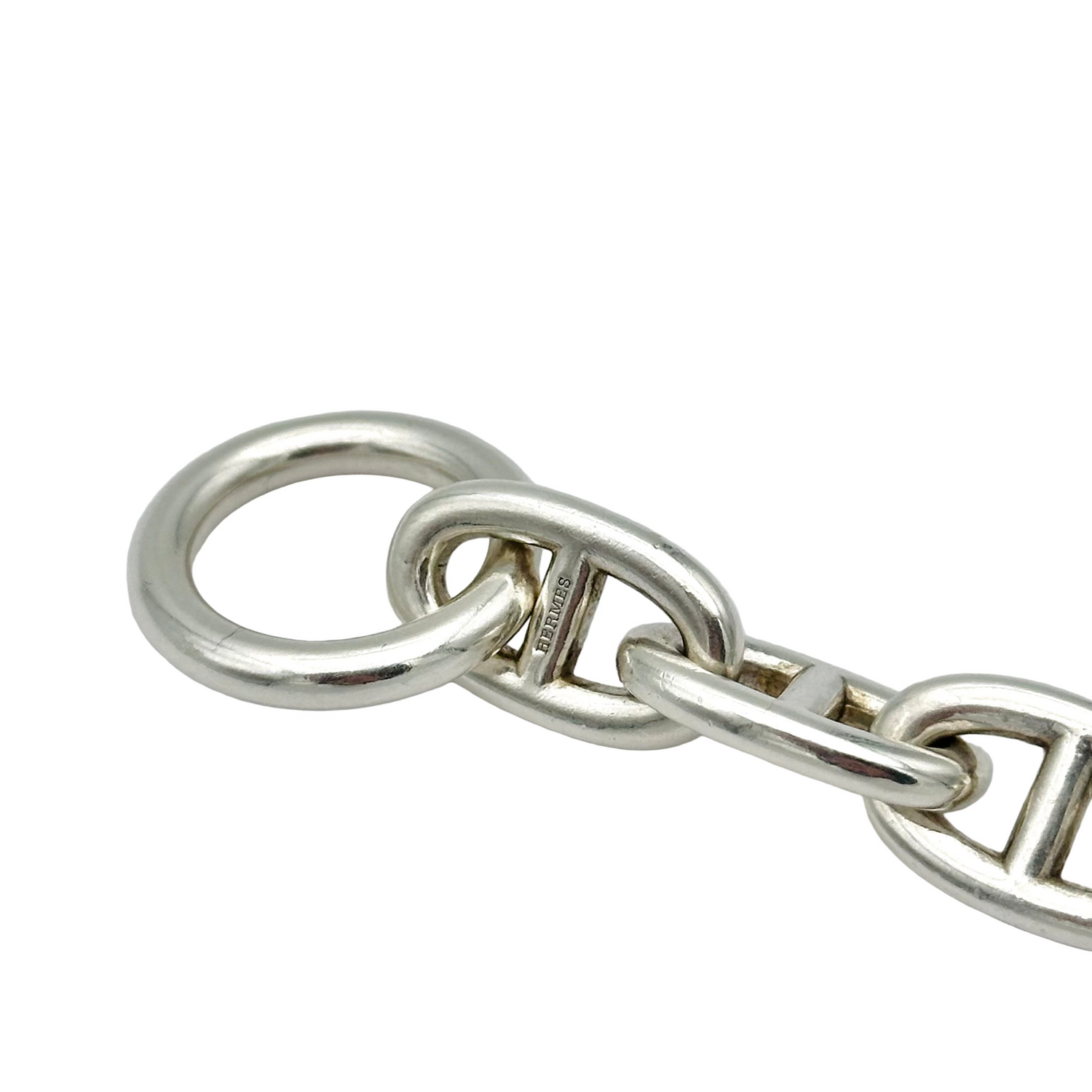 Link marine HERMÈS "Chaine d'ancre" Bracelet in Silver