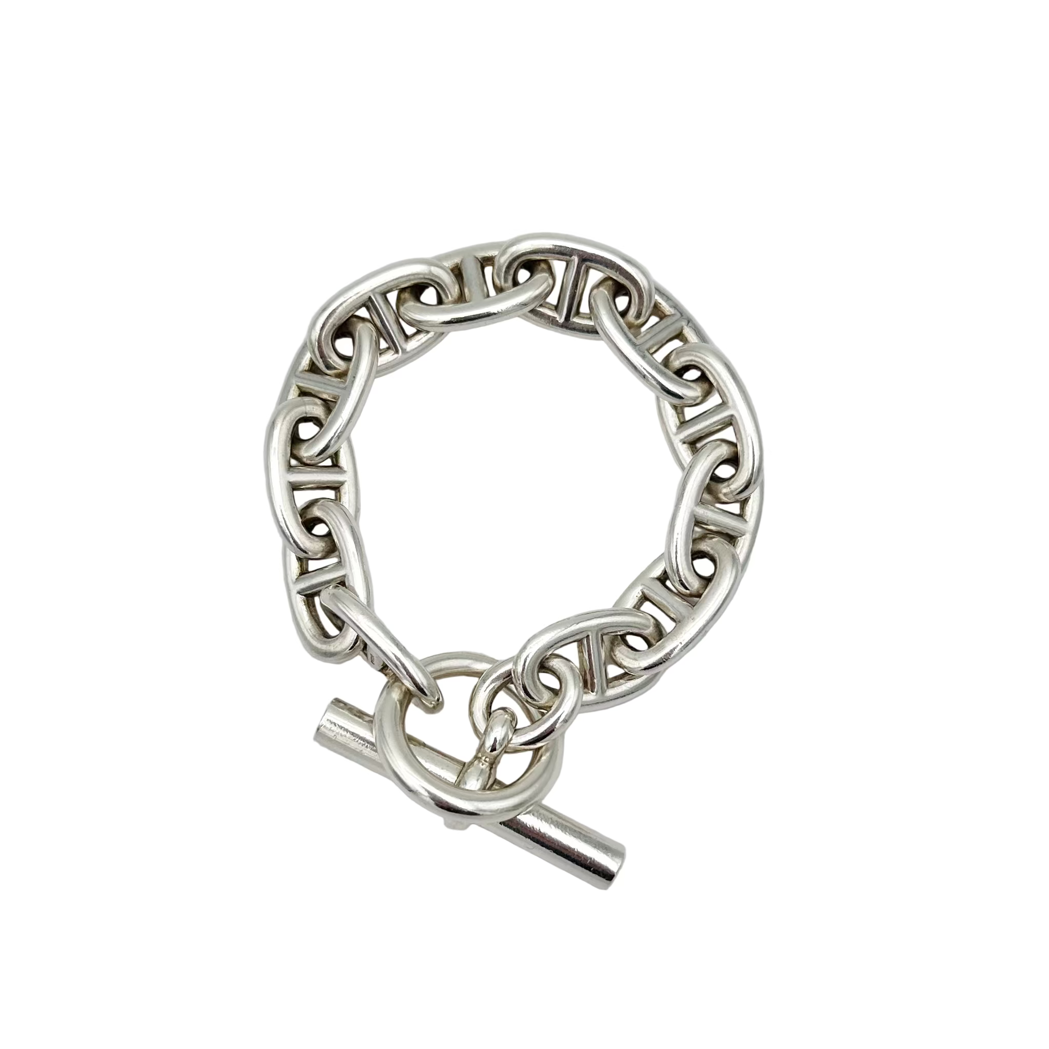 Bracelet Maille marine HERMÈS Chaine d'ancre en argent