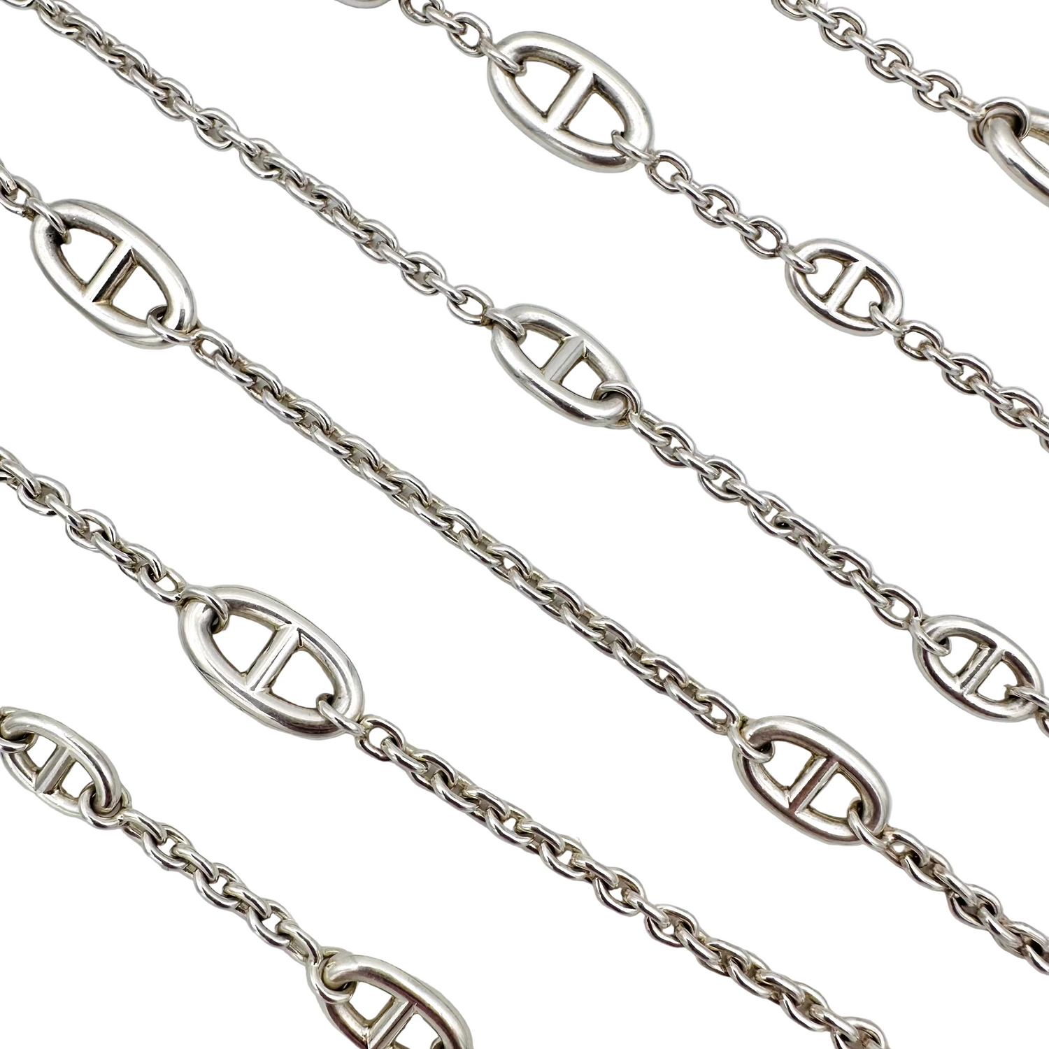 HERMÈS "Farandole" silver necklace