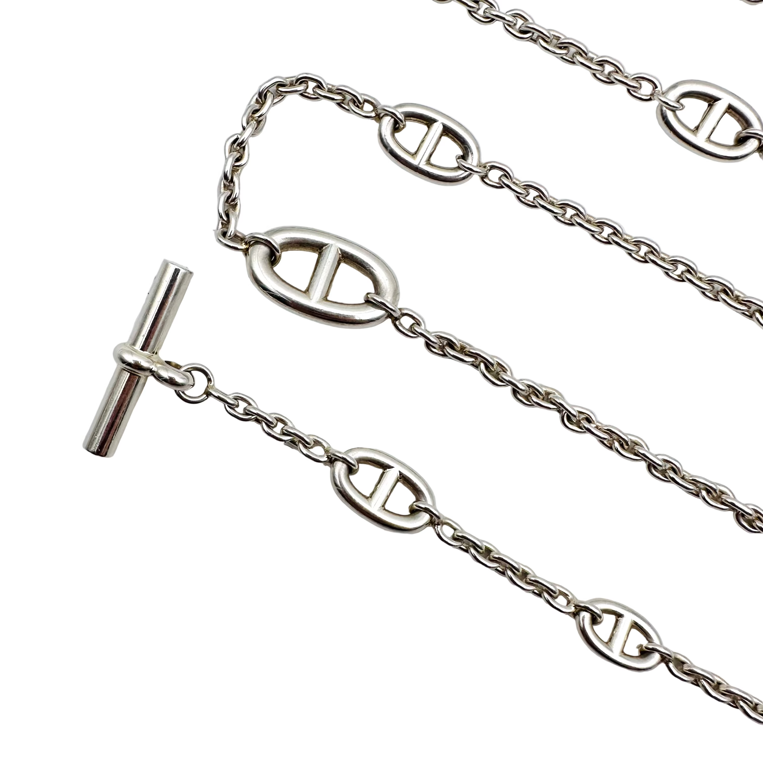 Collier Sautoir HERMÈS "Farandole" en argent