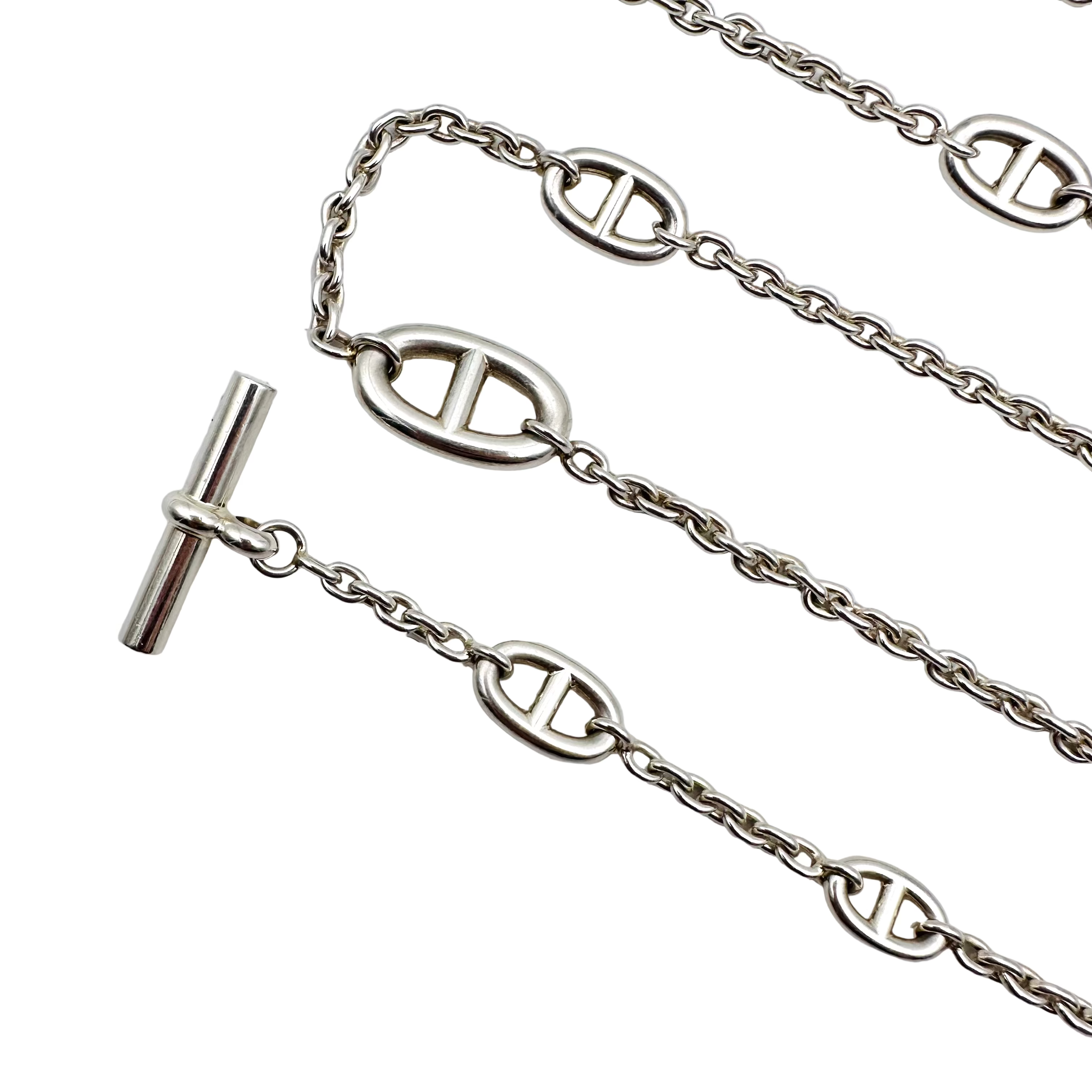 Collier Sautoir HERMÈS "Farandole" en argent