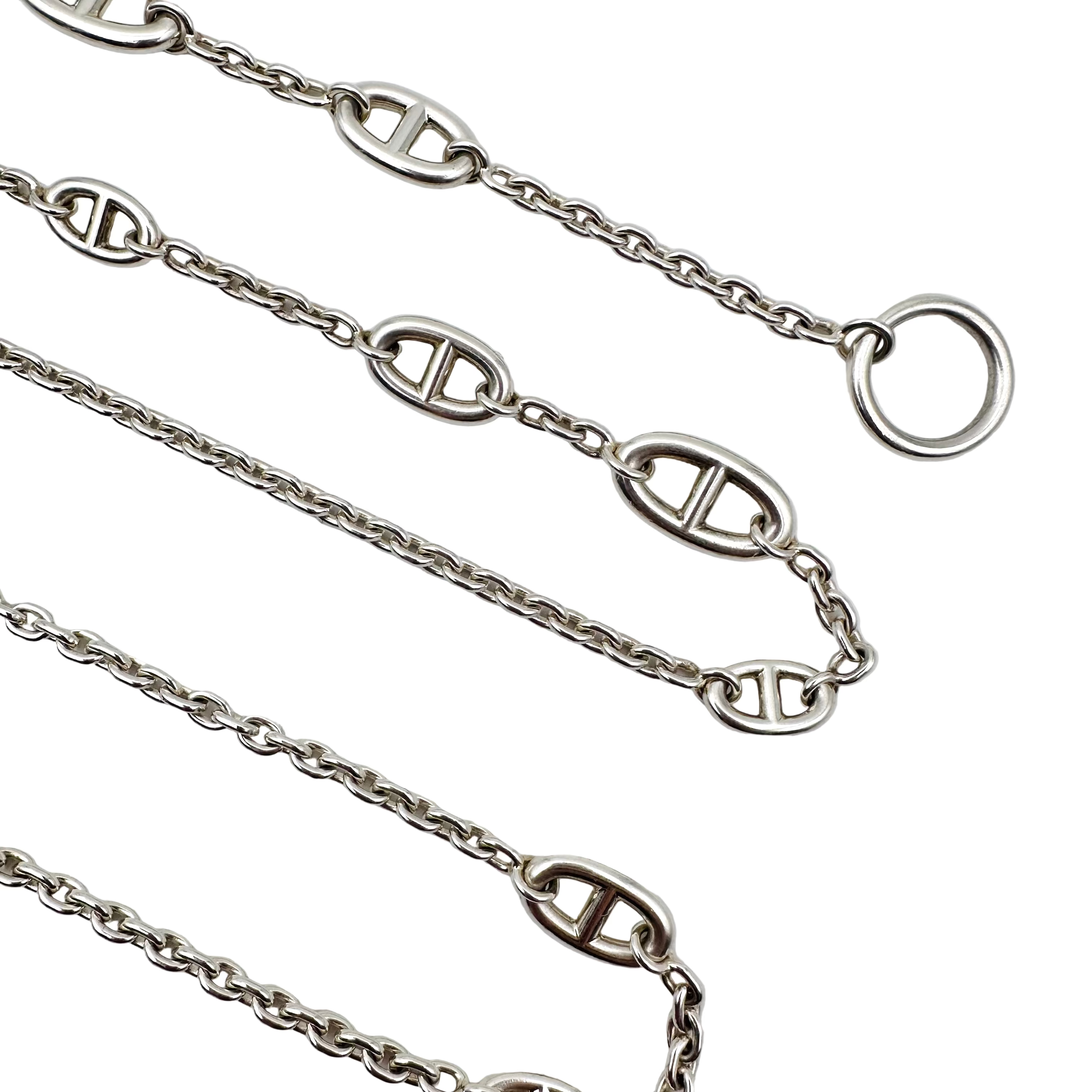 Collier Sautoir HERMÈS "Farandole" en argent