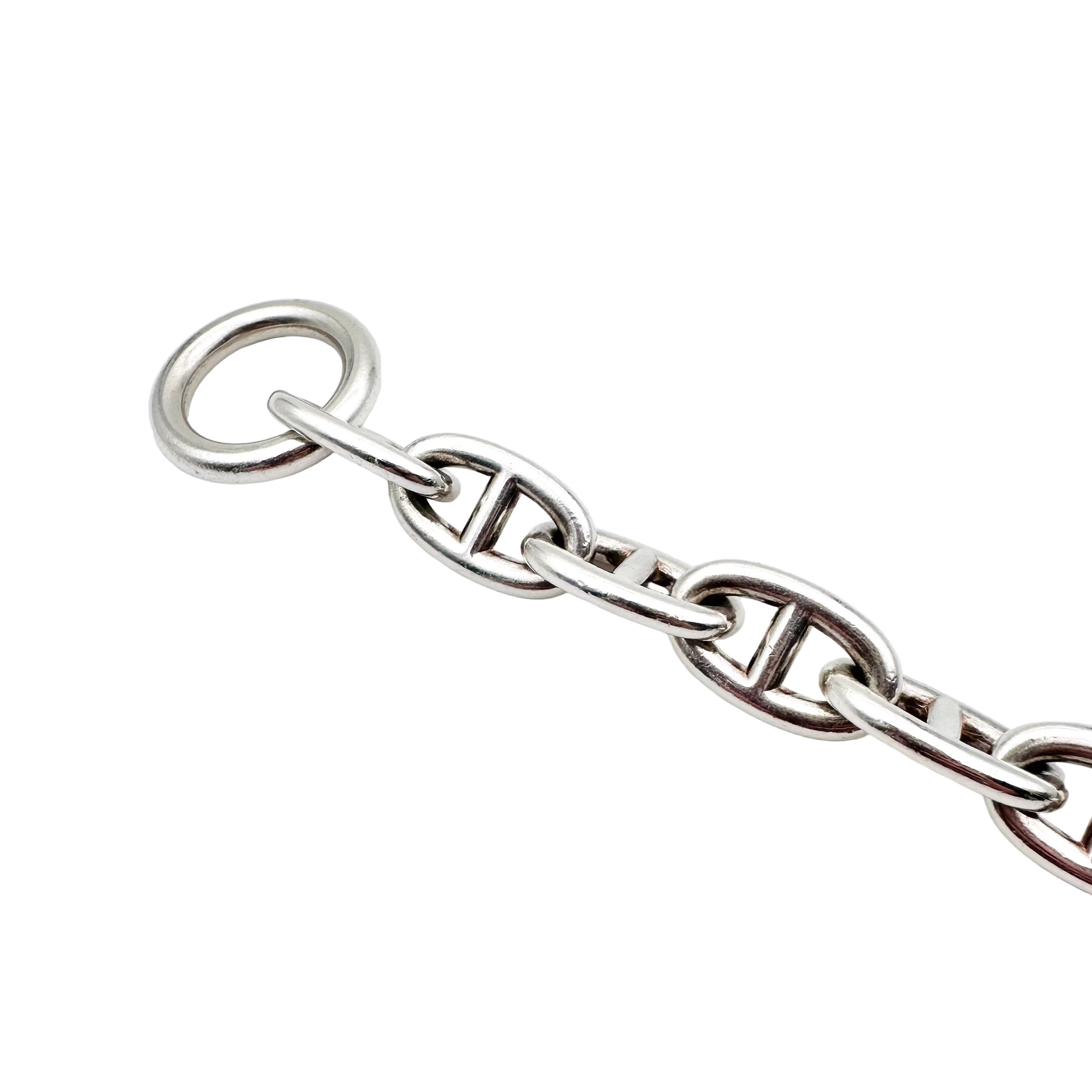 Bracelet Maille HERMES Chaîne d'ancre en argent