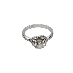 Bague CHAUMET Liens d'amour en platine et diamants