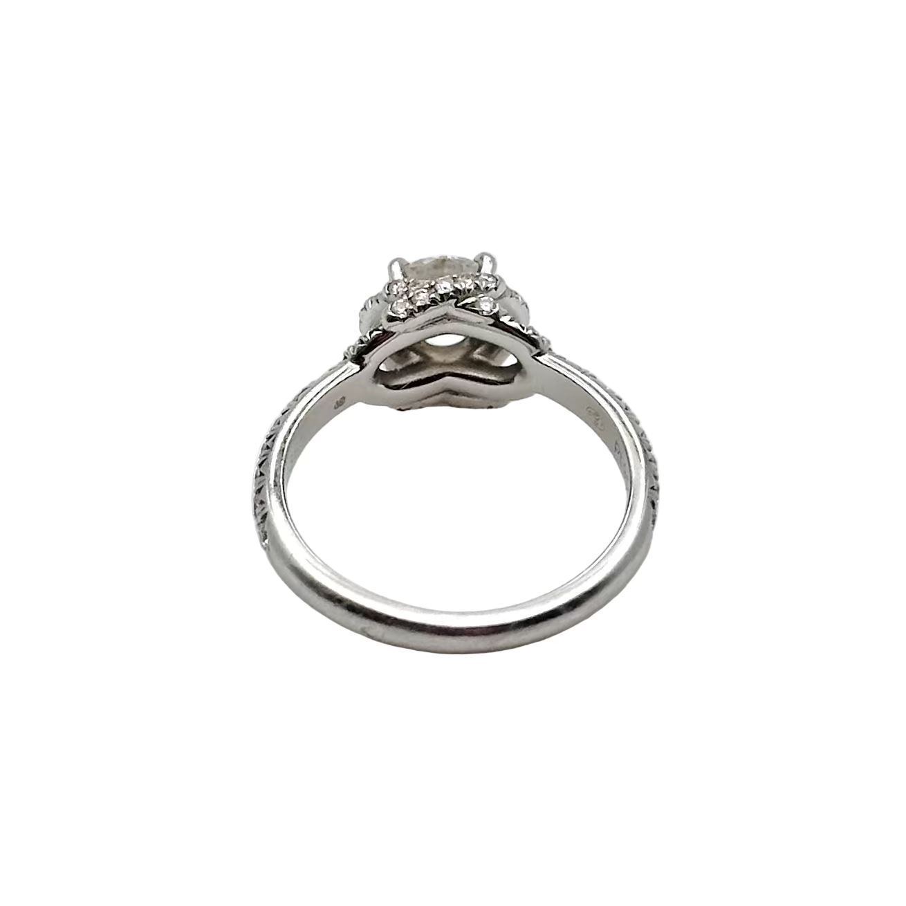 Bague CHAUMET Liens d'amour en platine et diamants