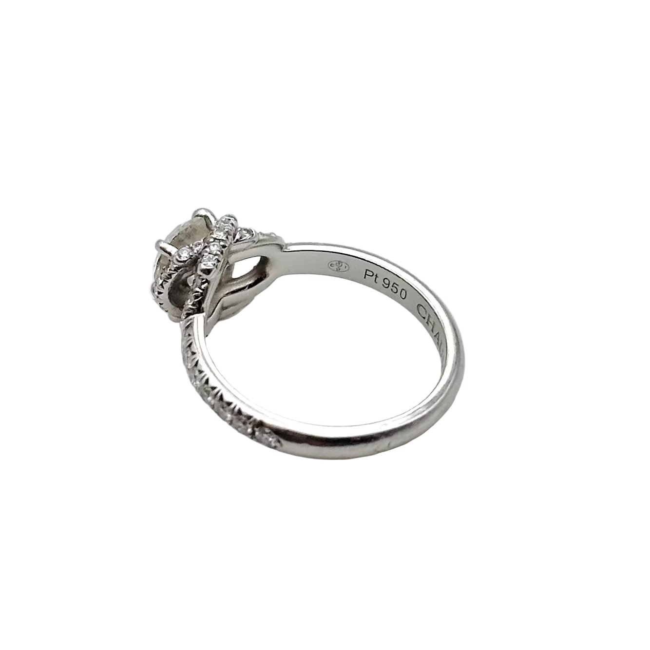 Bague CHAUMET "Liens d'amour" en platine et diamants