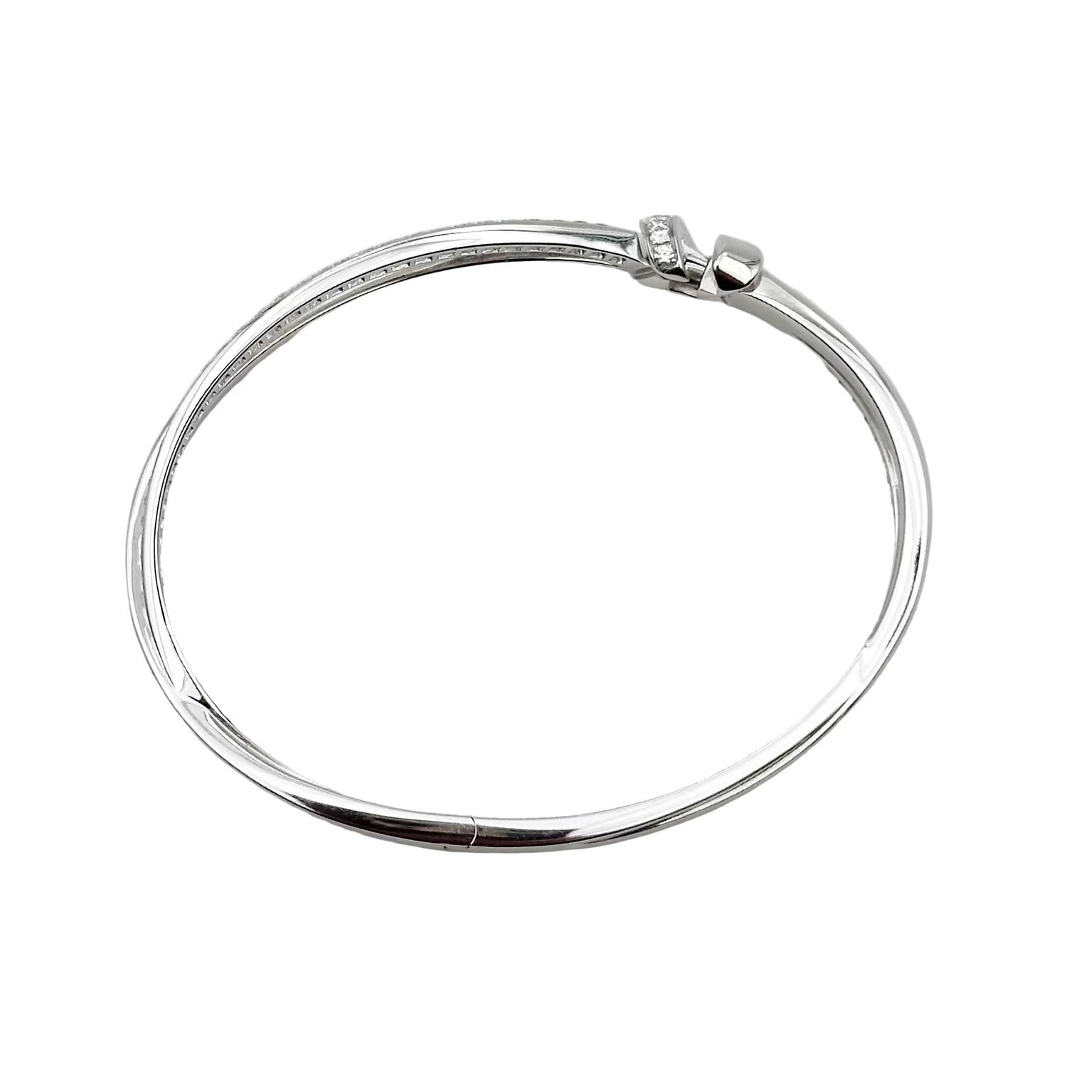 CHAUMET "Liens Séduction" Bangle in white gold and diamonds