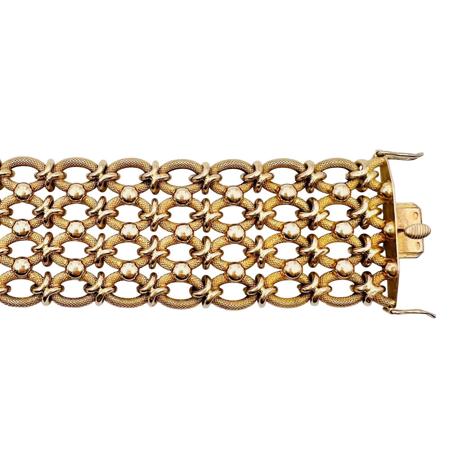 Yellow gold Cuff bracelet