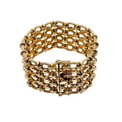 Bracelet Manchette en or jaune