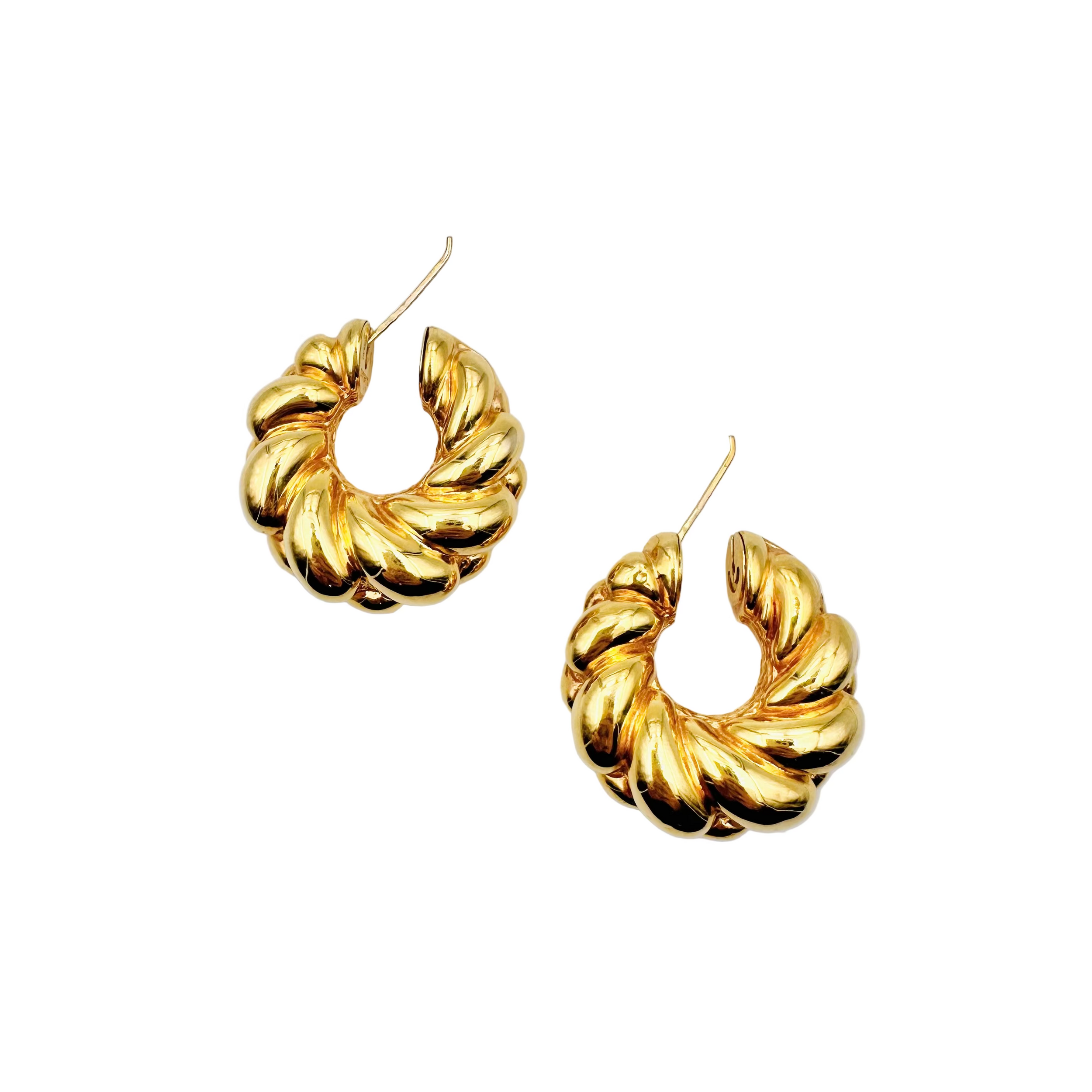 Boucles d'oreilles Créoles CHIMENTO en or jaune