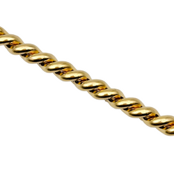 Bracelet Maille HERMÈS "Torsade" en or jaune