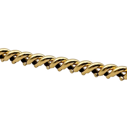 Bracelet Maille HERMÈS "Torsade" en or jaune