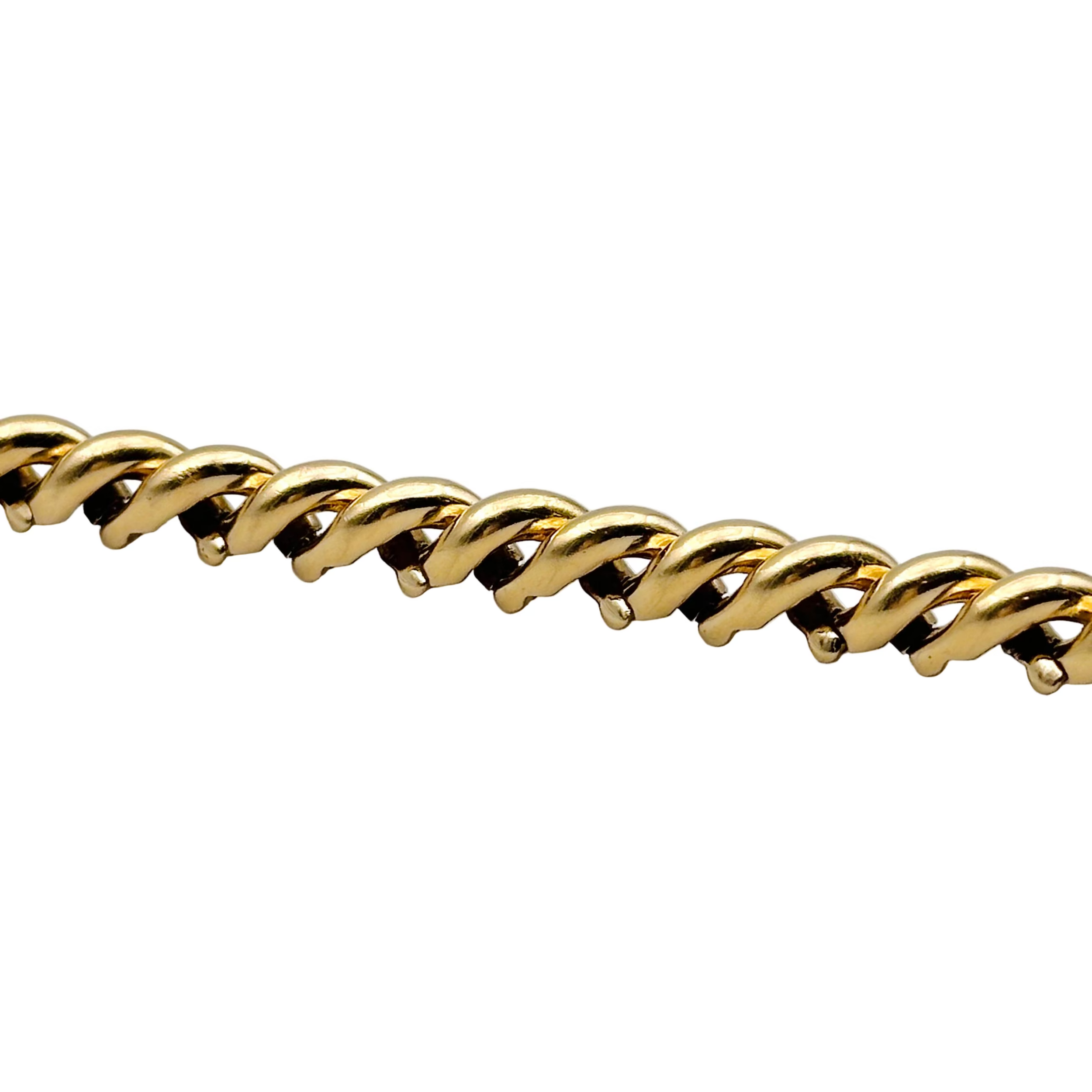 Bracelet Maille HERMÈS "Torsade" en or jaune