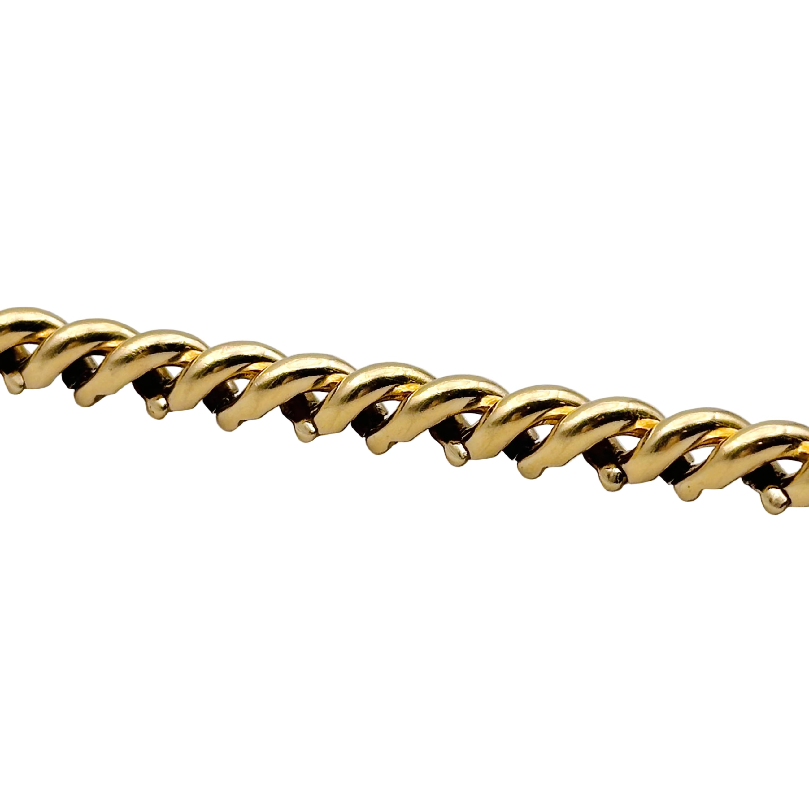 Bracelet Maille HERMÈS "Torsade" en or jaune